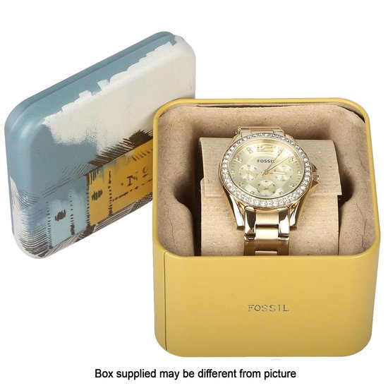 Fossil Women Multi Dial Quartz Watch Riley