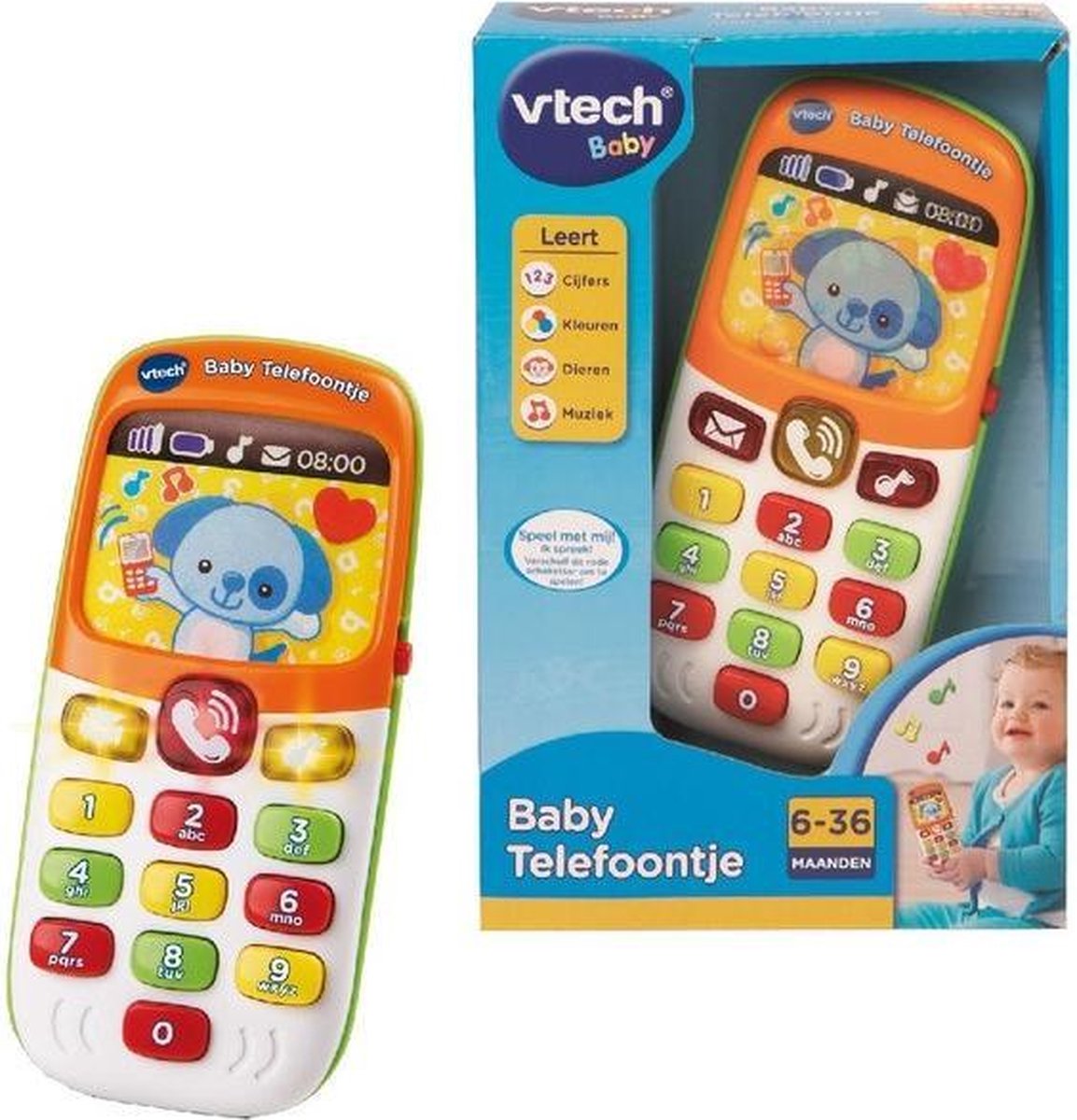 Opsplitsen deed het Melodieus VTech Baby Telefoontje | bol.com