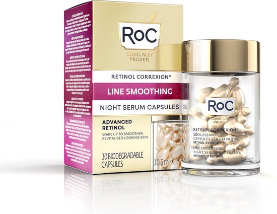 RoC Retinol Correxion Line Smoothing Night Serum 30 Capsules