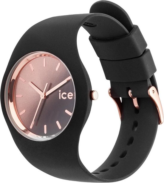 Ice-Watch Sunset IW015748 Horloge - Siliconen - Zwart - âˆ…  40 mm