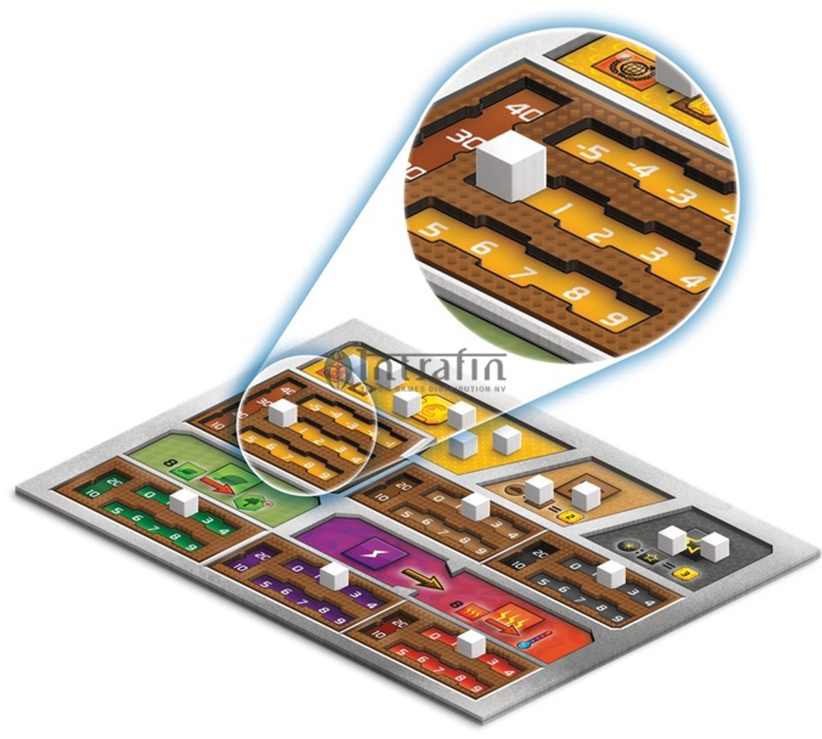 Terraforming Mars - Dual Layer Playerboards voor 1-5 spelers - 12+