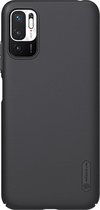 Nillkin - Xiaomi Redmi Note 10 Hoesje - Super Frosted Shield - Back Cover - Zwart