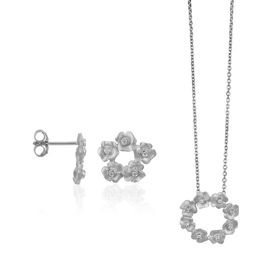 Orphelia SET-5245 - Ketting(en) met oorbel(len) - Zilver 925