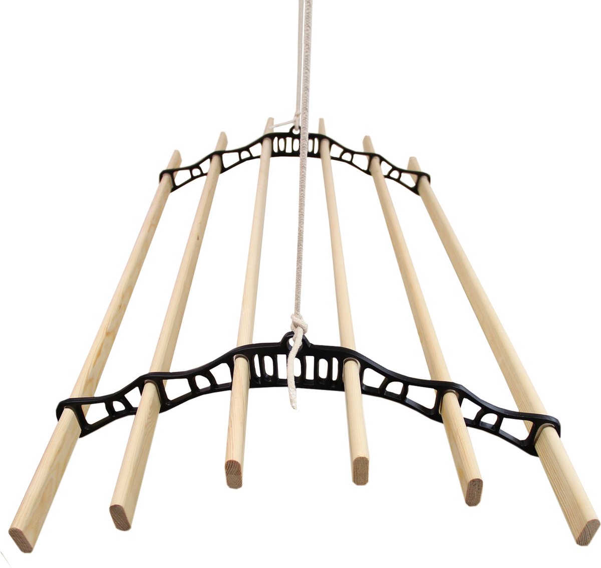 Droogrek Ophangbaar - Zwart - 1.5 meter - plafond wasrek