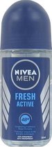Nivea Deoroller Men - Fresh Active 50 ml