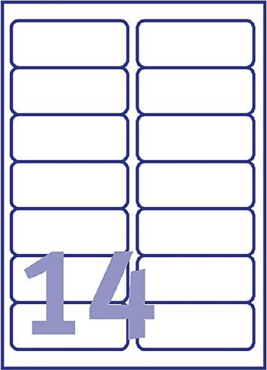 Avery White Address Label Inkjet J8163 bol