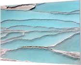 HalloFrame - Schilderij - Kalk Plateau Wandgeschroefd - Zwart - 120 X 80 Cm