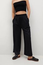 Mango Broek Soepelvallende Culotte 17090142 99 Dames Maat - S