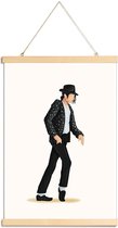 JUNIQE - Posterhanger Moonwalk dans -40x60 /Wit & Zwart