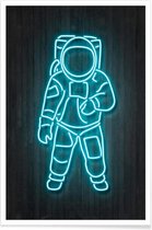 JUNIQE - Poster Astronaut -20x30 /Kleurrijk