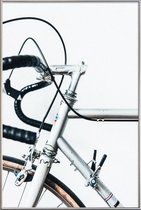 JUNIQE - Poster met kunststof lijst Le Super Bike -30x45 /Grijs &