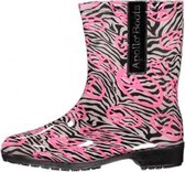 Bellatio - Halfhoge dames regenlaarzen zebra 37