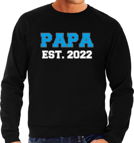 Papa est 2022 - pull noir pour homme - Futur papa / cadeau papa S | bol.com