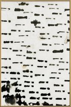 JUNIQE - Poster met kunststof lijst Wabi Sabi 16-01 -13x18 /Grijs &