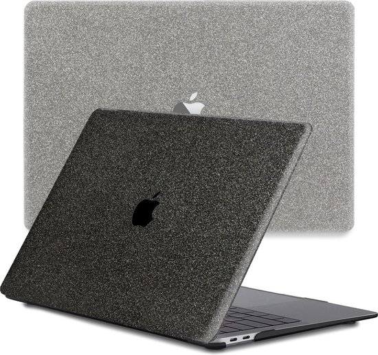 Lunso - Housse - MacBook Pro 16 pouces - Zwart Glitter
