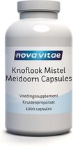 Nova Vitae - Knoflook mistel meidoorn -  1000 capsules