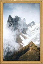 JUNIQE - Poster met houten lijst Lone Ranger by @noberson -20x30