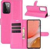 Book Case - Samsung Galaxy A72 Hoesje - Roze