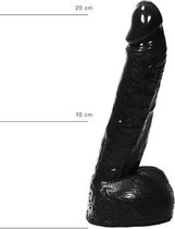 Realistische Dildo 21 cm - Zwart - Sextoys - Dildo's