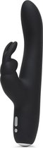 Greedy Girl Slimline Rabbit Vibrator - Black - Whips -