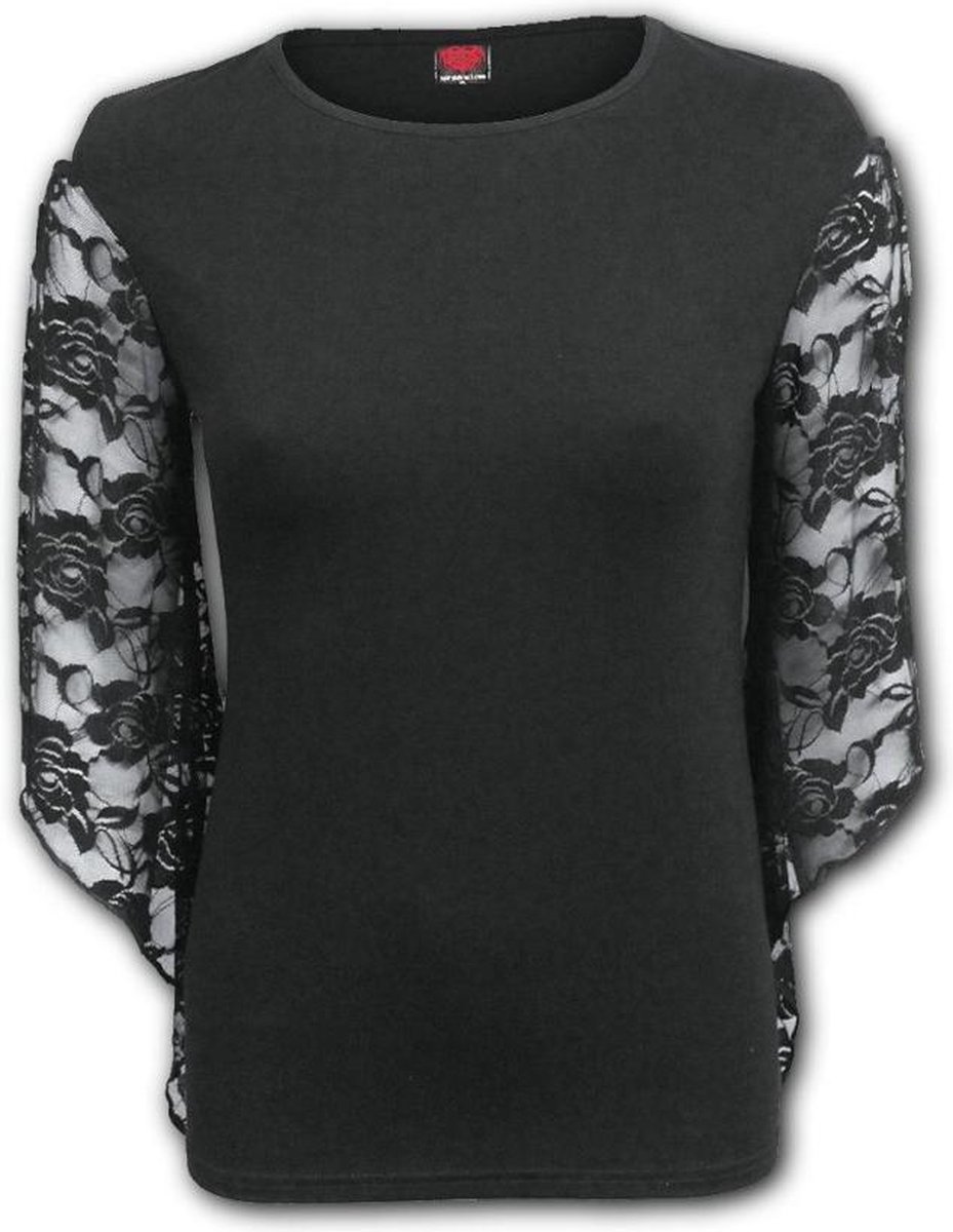 Spiral - GOTHIC ELEGANCE Longsleeve top - 2XL - Zwart