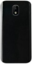 - ADEL Siliconen Back Cover Softcase Hoesje Geschikt voor Samsung Galaxy J3 (2018) - Doorzichtig Transparant