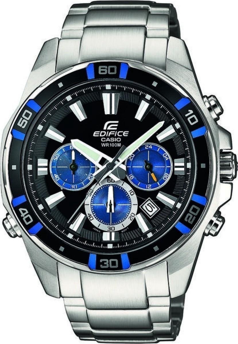 Casio Edifice EFR-534D-1A2VEF - Horloge - Staal - Zilverkleurig - 46 mm |  bol.com