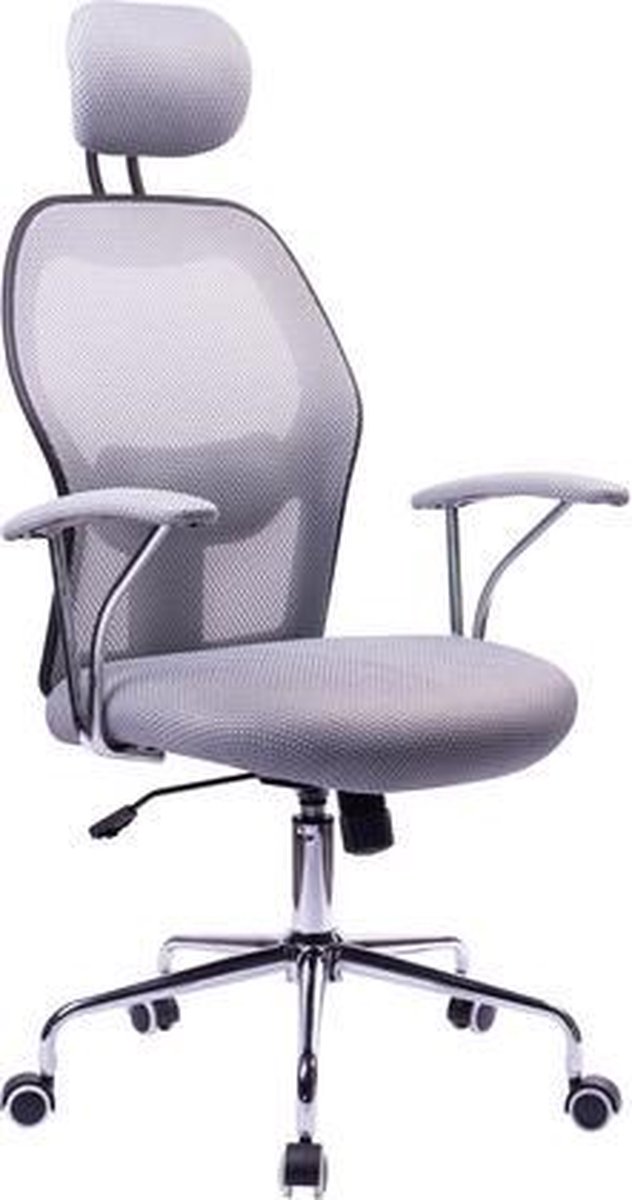 Kangaro bureaustoel - in hoogte verstelbaar - creme - K-850051