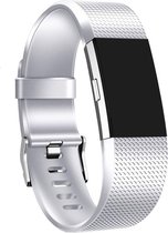By Qubix Fitbit Charge 2 (Grand) - Argent