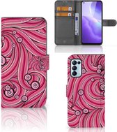 Hoesje ontwerpen OPPO Find X3 Lite GSM Hoesje Swirl Pink