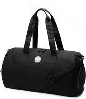 Vooray Savannah Duffel - 49 cm - 50L - Sporttas of reistas van biologisch katoen inclusief schoenenvak (Obsidian)