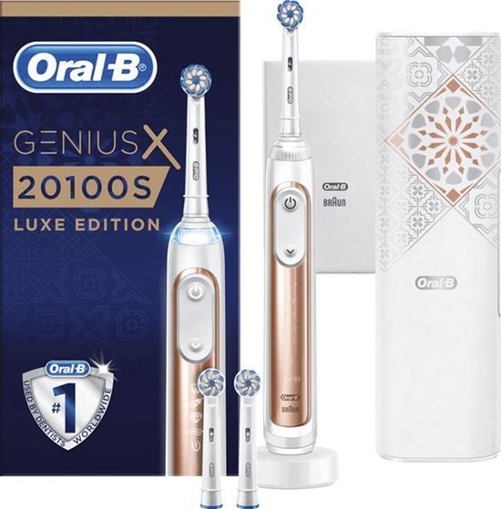 Oral-B Genius X 20100S - Luxe Edition Roségoud - Elektrische Tandenborstel  | bol.com