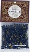 Goloka Resin  Incense Go Away Evil  - 30 grams 12 packs