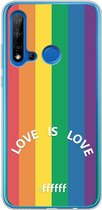 6F hoesje - geschikt voor Huawei P20 Lite (2019) -  Transparant TPU Case - #LGBT - Love Is Love #ffffff