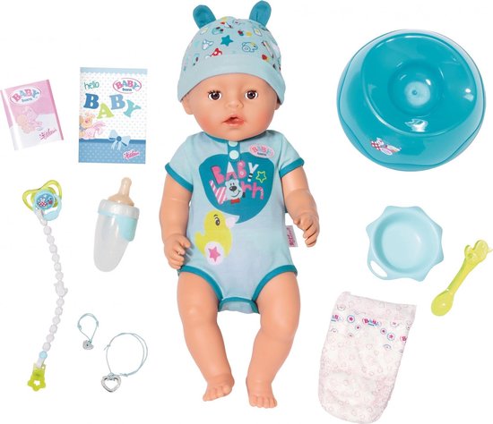 Splash-Toys Baby Born Poupon Interactif Bleu | bol