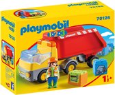 PLAYMOBIL 1.2.3  Camion benne  - 70126