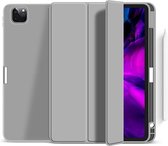 iPad Pro 11 inch Folio Hoes | iPad Pro 11 beschermhoesje | Siliconen Folding cover | Flex iPad Pro Case | Stootrand bumper hoesje | iPad Pro (2022/2021/2020) Case - Grijs | grijs