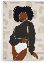 Walljar - Oversized Sweater - Muurdecoratie - Plexiglas schilderij