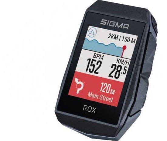 Sigma ROX 11.1 EVO GPS Fietscomputer - Zwart - Incl. standaard stuurhouder + USB-C oplaadkabel