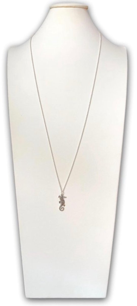 Ketting Zeepaardje zilver