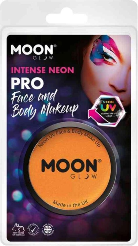 Moon Glow Pro Intense Neon UV Cake Pot Clamshell 36g Costume Make Up