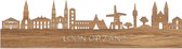 Skyline Loon op Zand Eikenhout - 100 cm - Woondecoratie - Wanddecoratie - Meer steden beschikbaar - Woonkamer idee - City Art - Steden kunst - Cadeau voor hem - Cadeau voor haar - Jubileum - Trouwerij - WoodWideCities