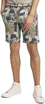 Tom Tailor Broek Chino Short Met Dessin En Riem 1025522xx12 26969 Mannen Maat - XXL