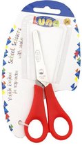 Luna Knutselschaar Junior 13,5 Cm Zilver/rood