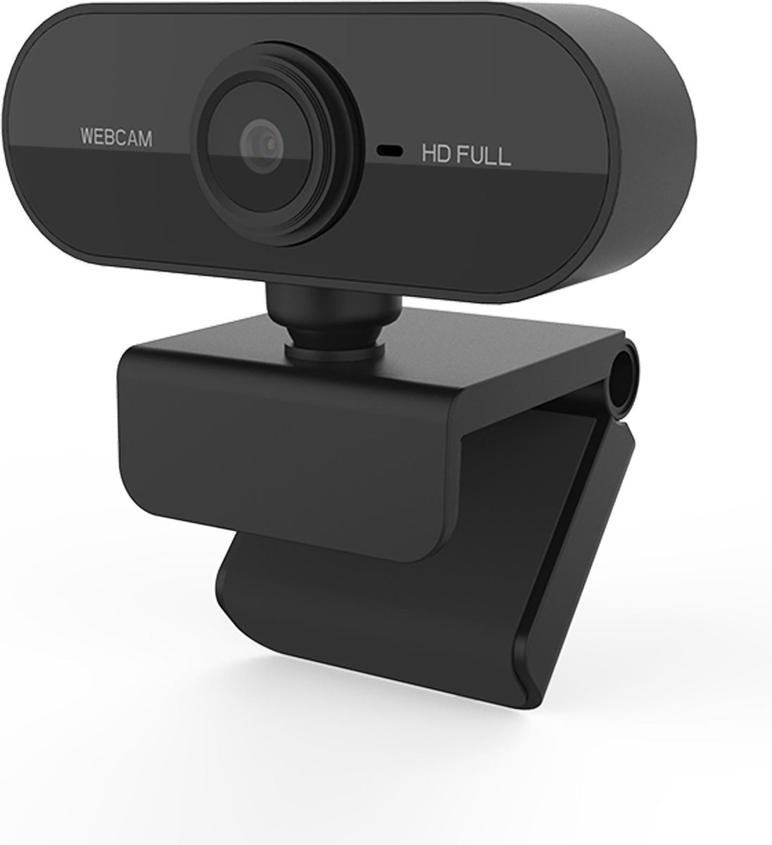 Denver WEC-3001 - Webcam - 1 MegaPixel - 1920 x 1080 Pixels - USB aansluiting - met clip - Zwart