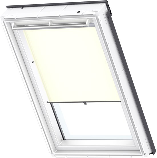 Store à enrouleur translucide VELUX - Beige - Commande manuelle avec crochets - Type: RHL UK00 1086
