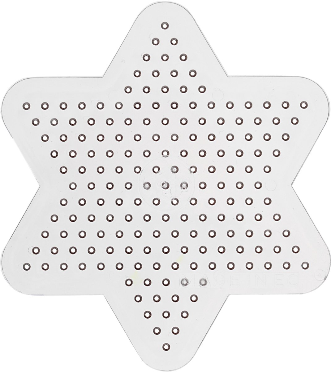 Onderplaat, d 10 cm, medium, helder, 1 stuk