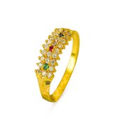 Dames ring Neha gekleurd
