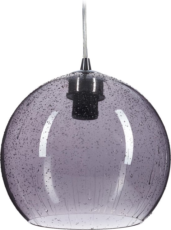 Invloedrijk spoor kunst relaxdays hanglamp modern - bol - woonkamer - glas - plafondlamp - boven  eettafel | bol.com