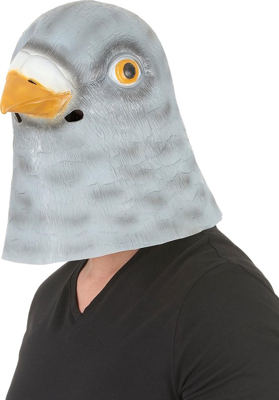 Latex duivenmasker voor volwassenen - Verkleedmasker